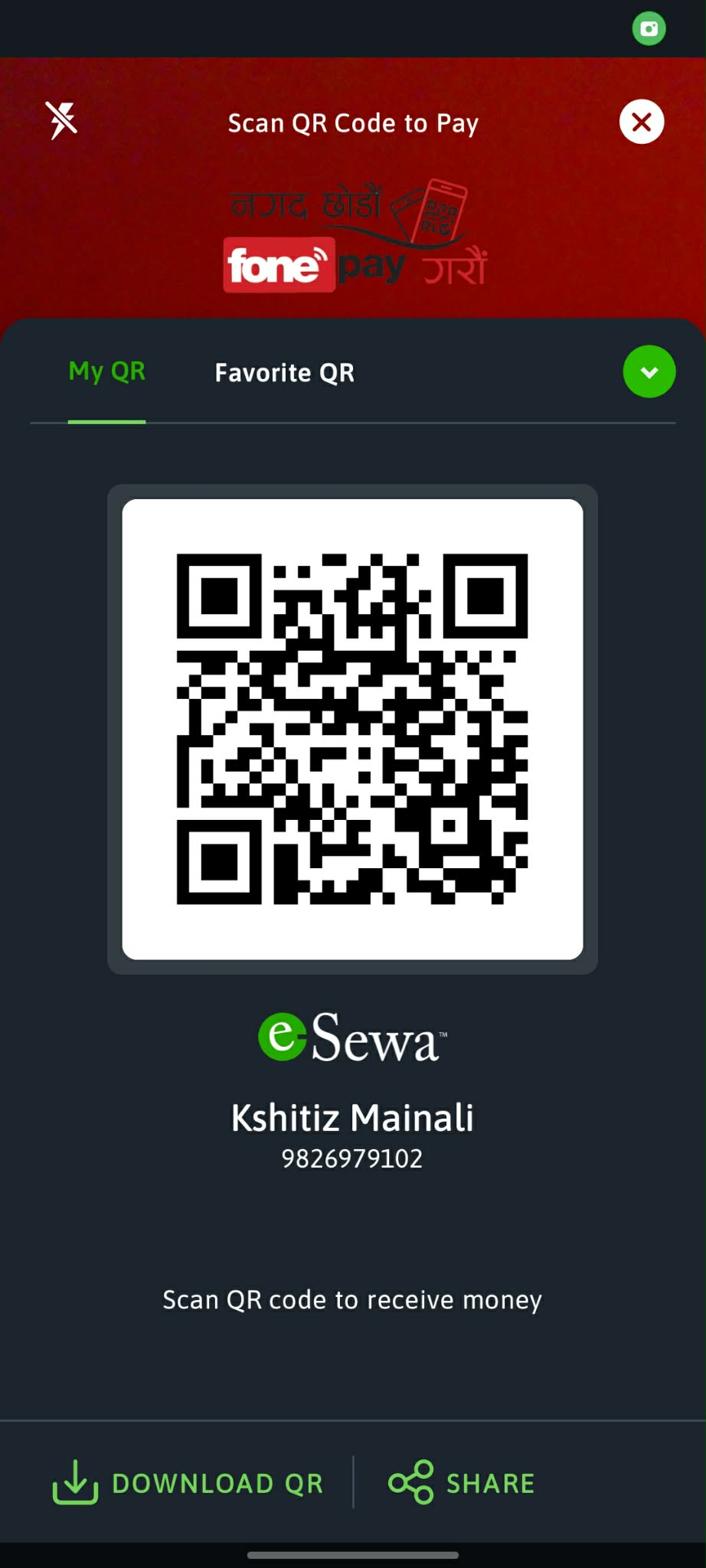 eSewa QR